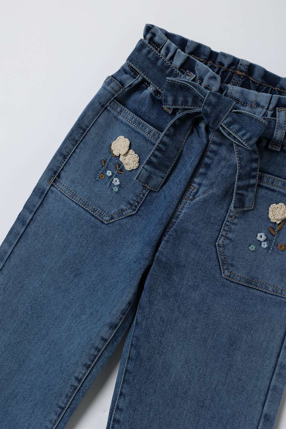 Solid-Denim-Regular-Fit-Girls-Jeans