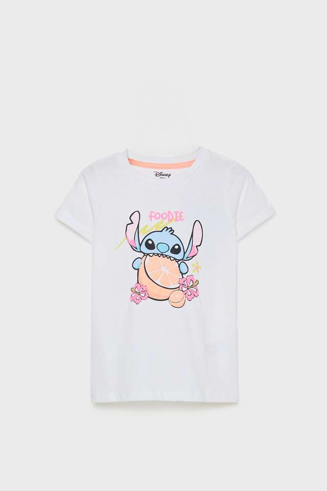 Graphic-Print-Cotton-Round-Neck-Girls-T-Shirt