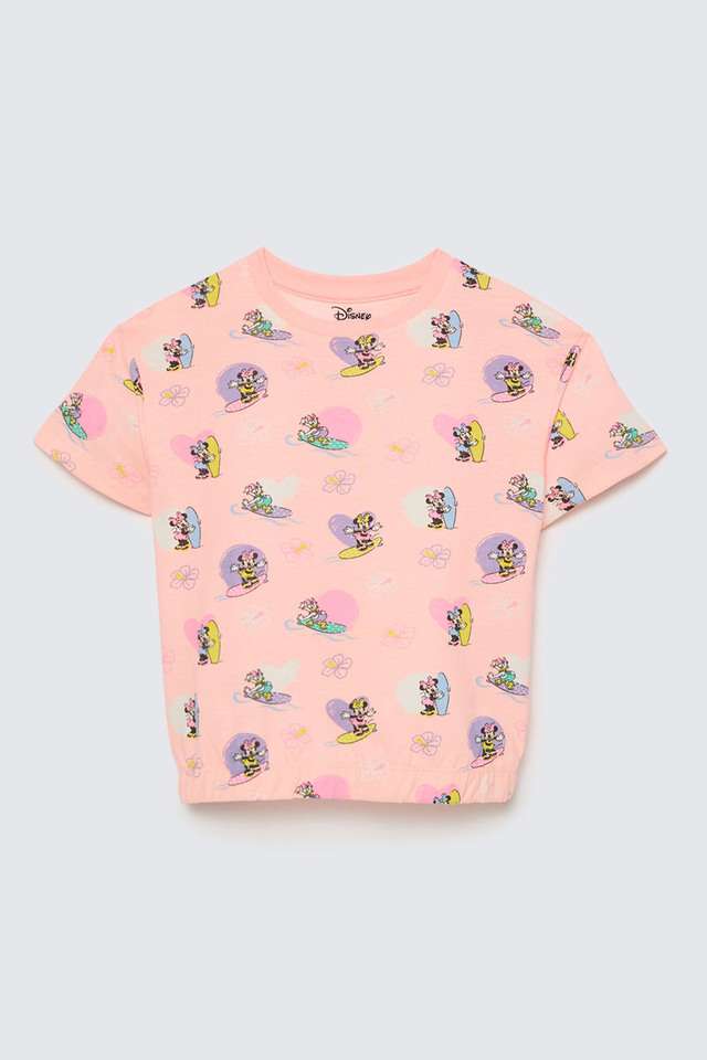 Printed-Cotton-Round-Neck-Girls-T-Shirt