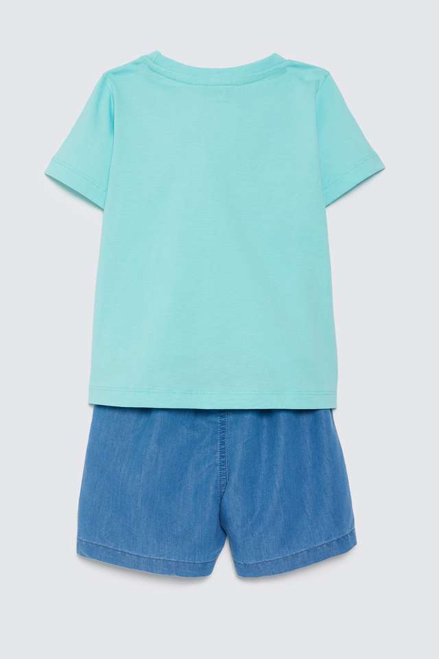 Graphic-Print-Cotton-Regular-Fit-Girls-Co-Ord-Set