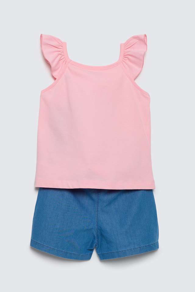 Graphic-Print-Cotton-Regular-Fit-Girls-Co-Ord-Set