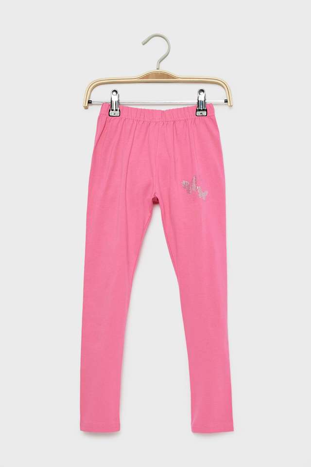 Solid-Cotton-Regular-Fit-Girls-Leggings