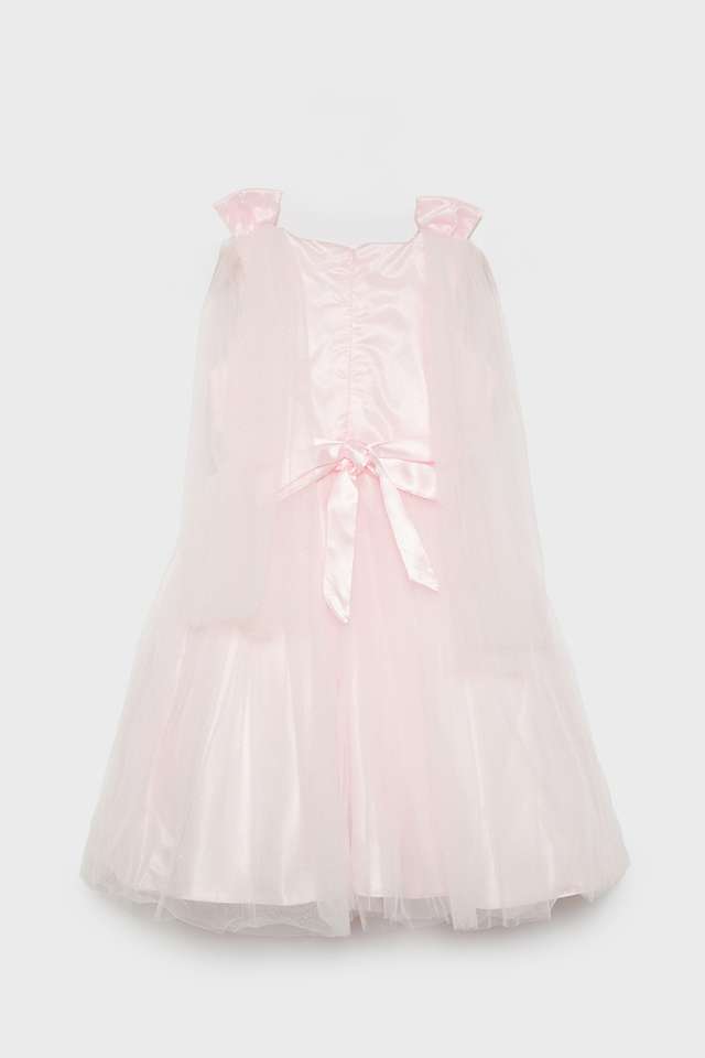 Solid-Polyester-Regular-Fit-Girls-Dress