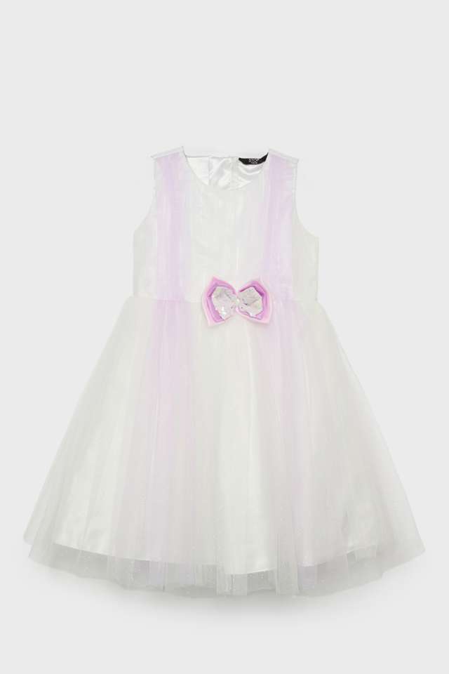 Solid-Polyester-Regular-Fit-Girls-Dress