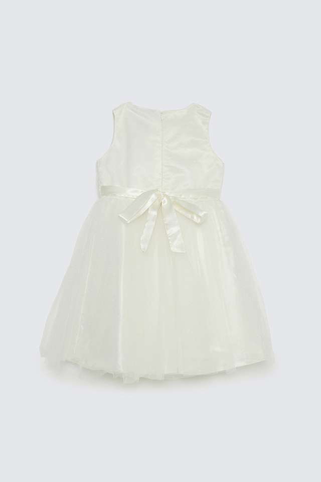 Solid-Polyester-Regular-Fit-Girls-Dress