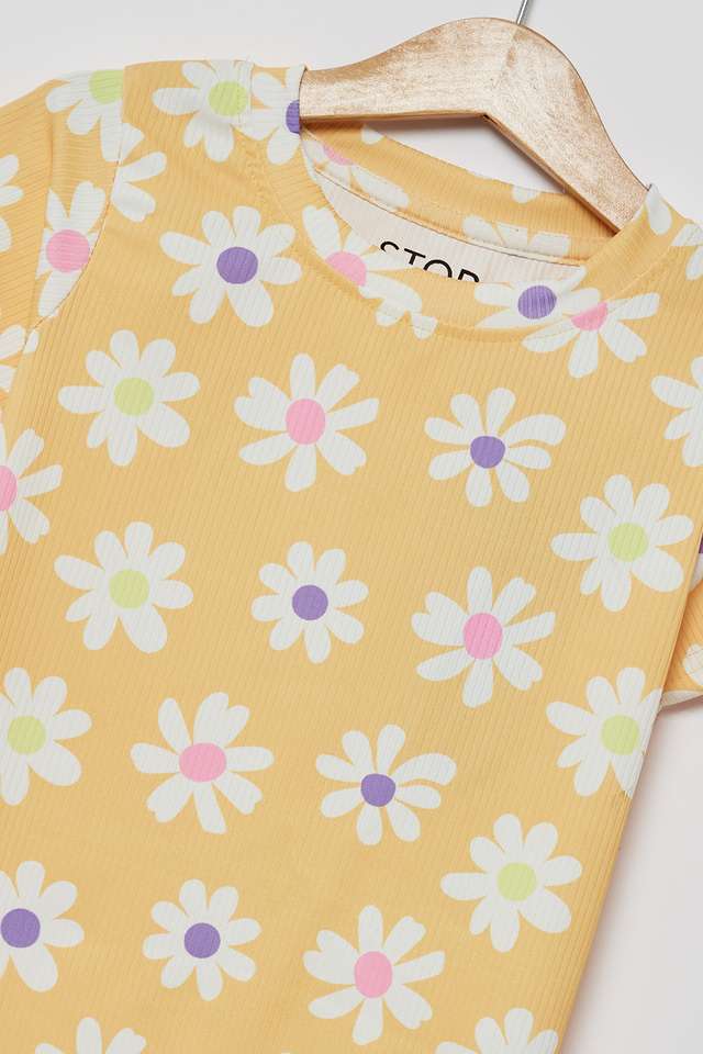 Printed-Polyester-Regular-Fit-Girls-Co-Ord-Set