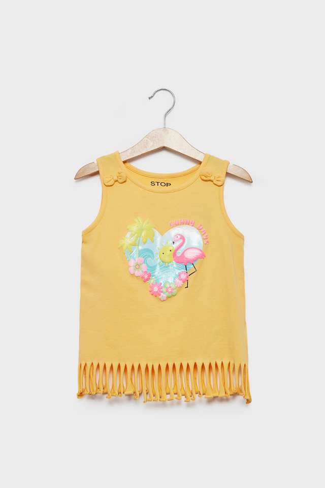 Tropical-Tales-Cotton-Round-Neck-Girls-T-Shirt