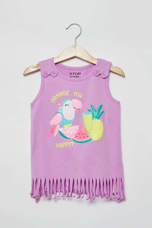 Tropical-Tales-Cotton-Round-Neck-Girls-T-Shirt