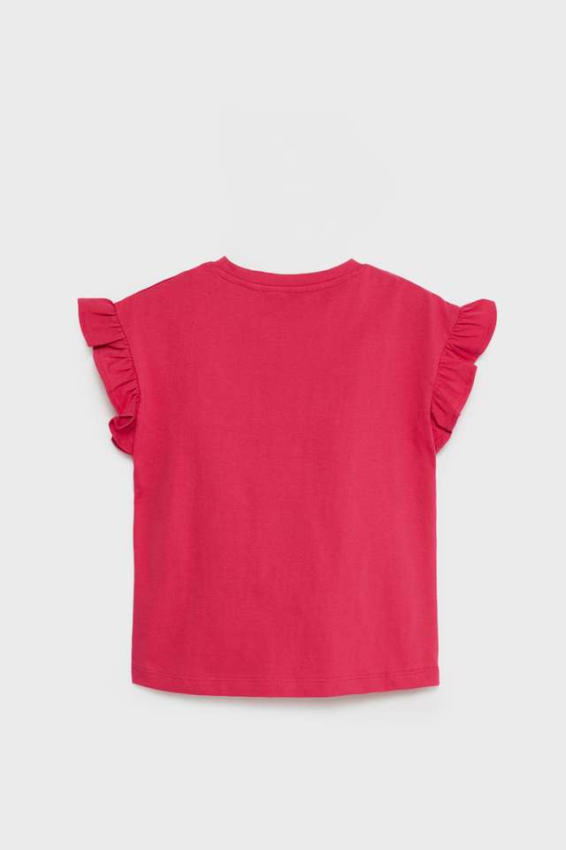 Graphic-Print-Cotton-Round-Neck-Girls-T-Shirt