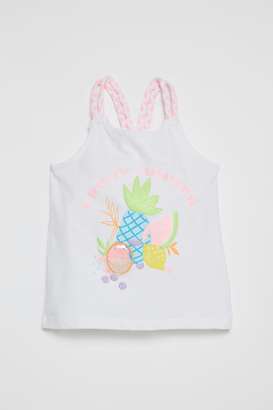 Solid-Blended-Fabric-Round-Neck-Girls-T-Shirt