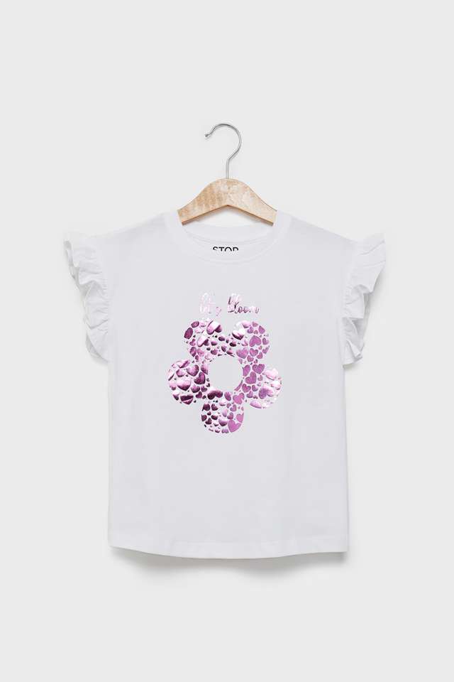 Graphic-Print-Cotton-Round-Neck-Girls-Top