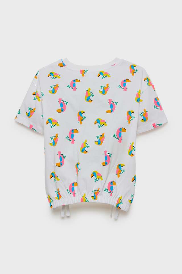 Printed-Cotton-Round-Neck-Girls-T-Shirt