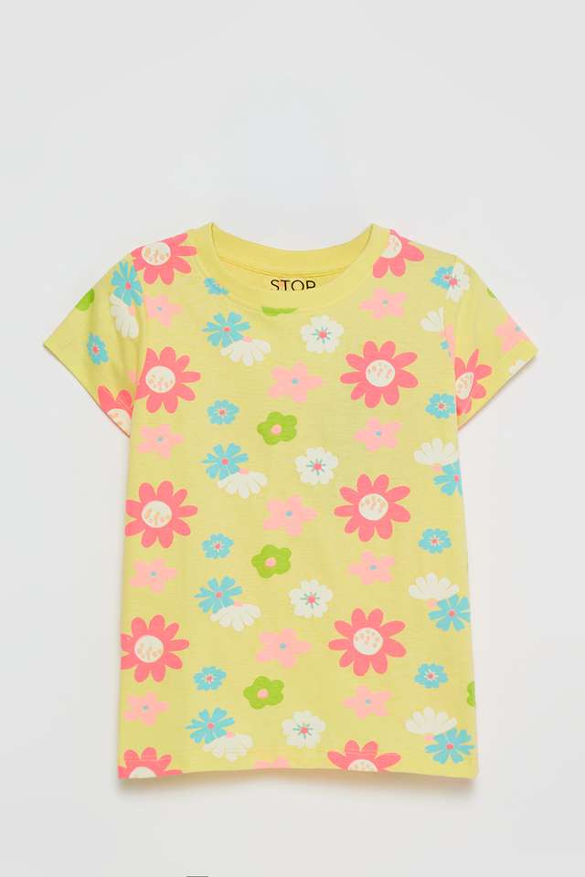 Printed-Cotton-Round-Neck-Girls-T-Shirt