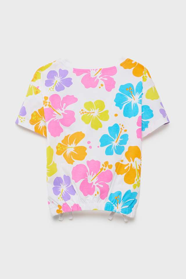 Printed-Cotton-Round-Neck-Girls-T-Shirt