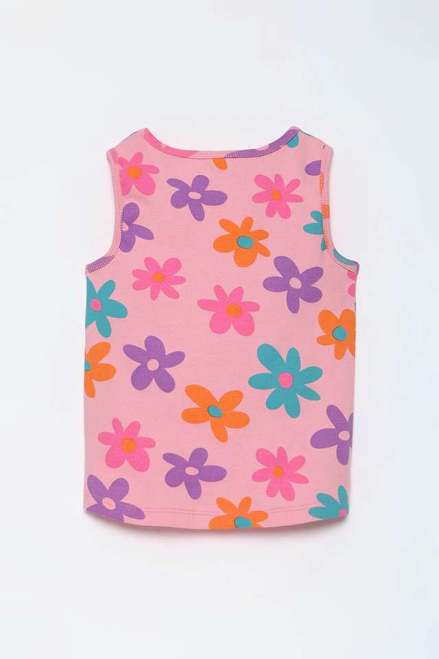 Solid-Blended-Fabric-Round-Neck-Girls-T-Shirt