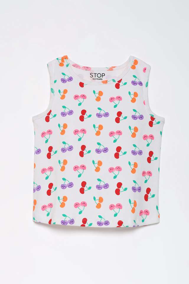 Solid-Blended-Fabric-Round-Neck-Girls-T-Shirt