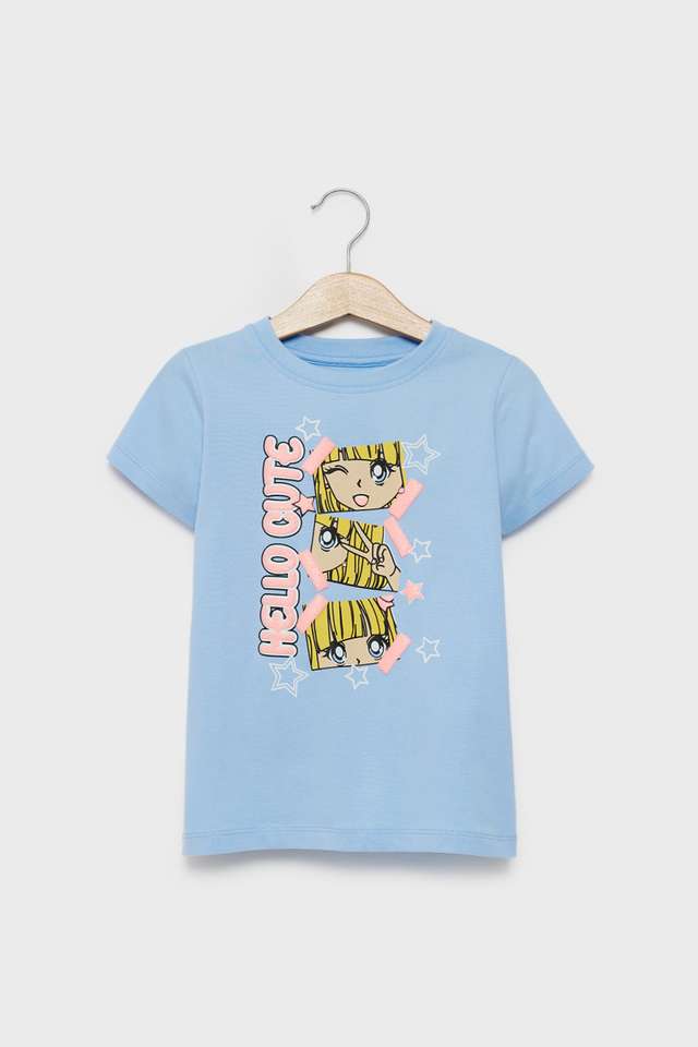 Anime-Cotton-Round-Neck-Girls-T-Shirt