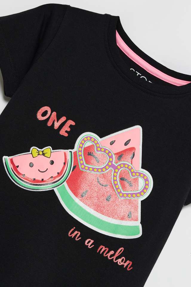 Colorful-Core-Cotton-Round-Neck-Girls-T-Shirt