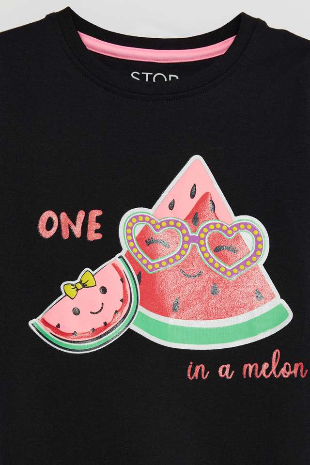 Colorful-Core-Cotton-Round-Neck-Girls-T-Shirt