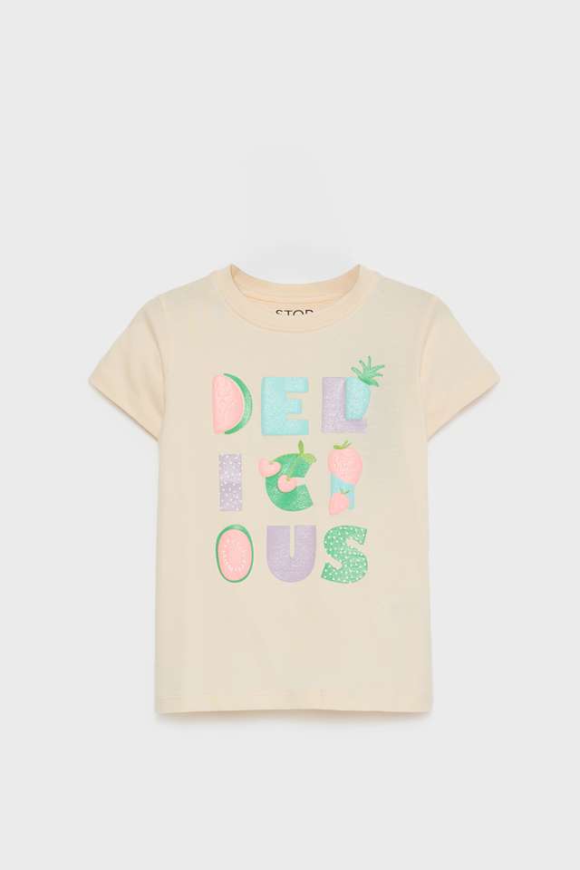 Graphic-Print-Cotton-Round-Neck-Girls-T-Shirt