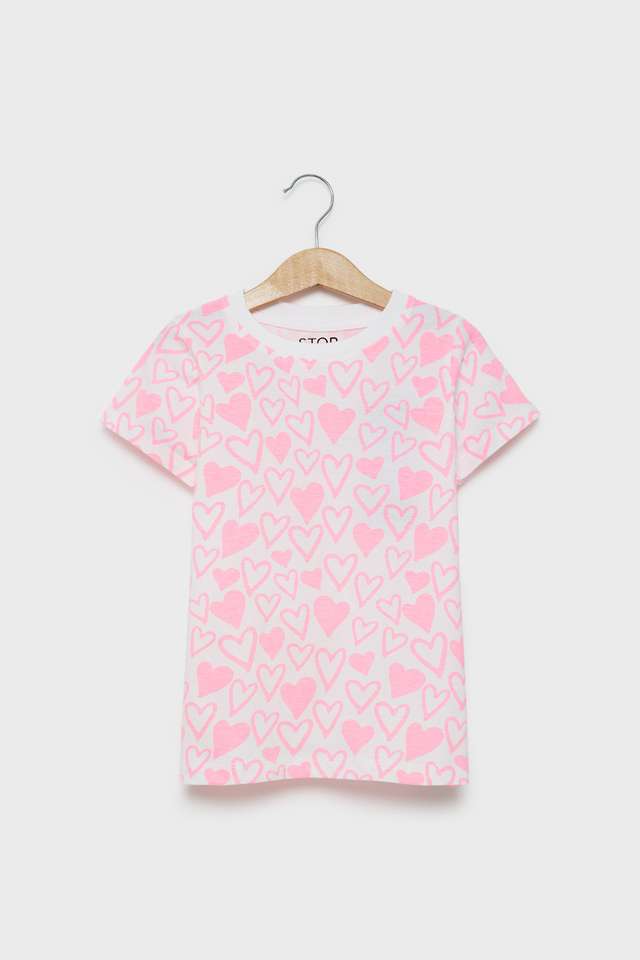 Printed-Cotton-Round-Neck-Girls-T-Shirt