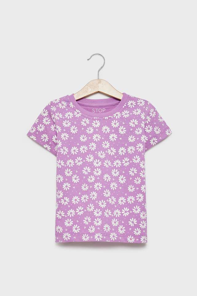 Printed-Cotton-Round-Neck-Girls-T-Shirt