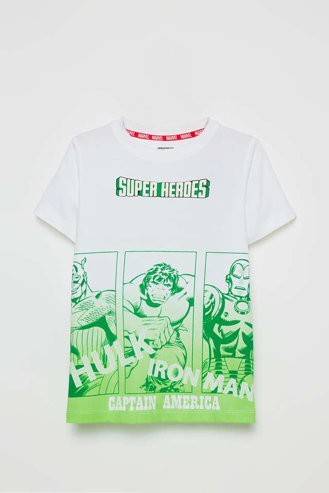 Graphic-Print-Cotton-Round-Neck-Boys-T-Shirt