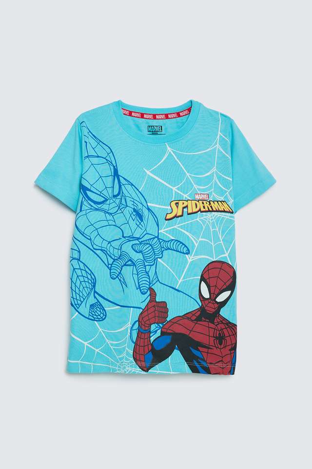 Graphic-Print-Cotton-Round-Neck-Boys-T-Shirt