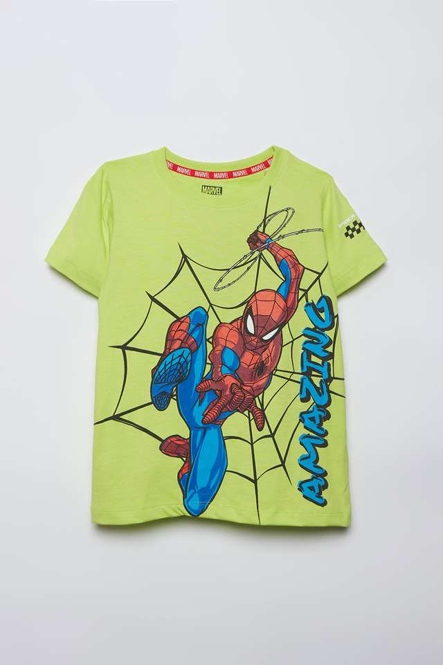 Graphic-Print-Cotton-Round-Neck-Boys-T-Shirt
