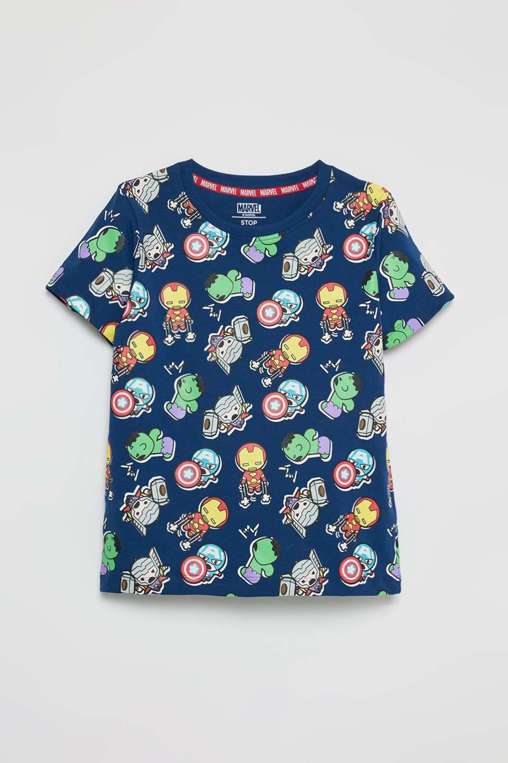 Printed-Cotton-Round-Neck-Boys-T-Shirt