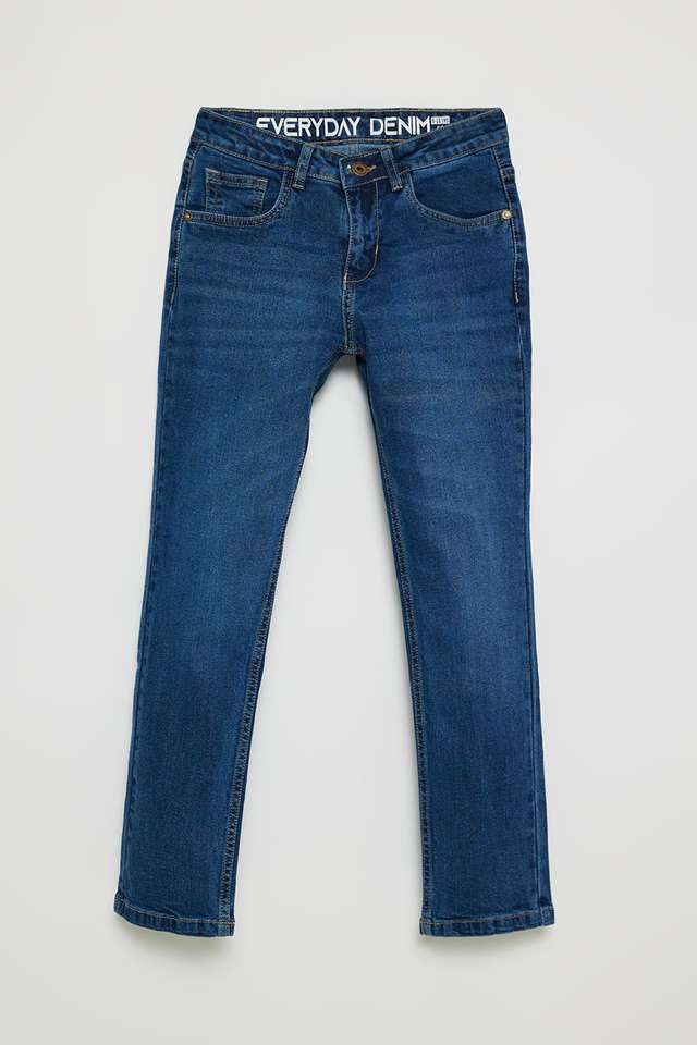 Solid-Denim-Slim-Fit-Boys-Jeans