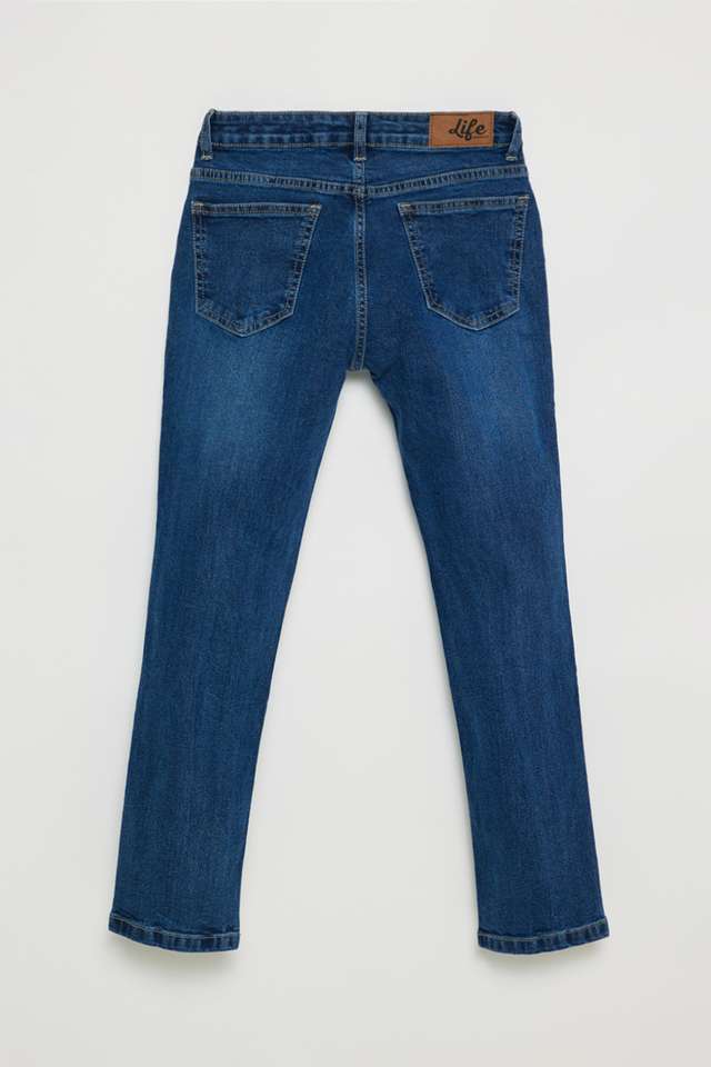 Solid-Denim-Slim-Fit-Boys-Jeans