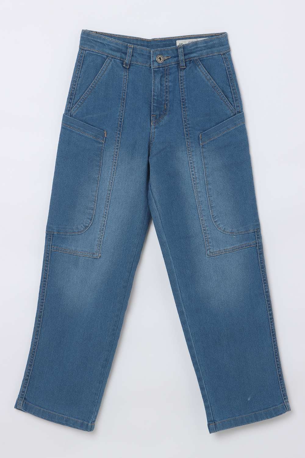Solid-Cotton-Regular-Fit-Boy-s-Jeans