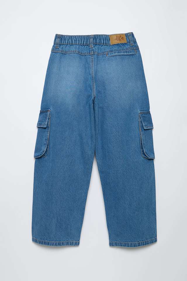 Solid-Blended-Fabric-Regular-Fit-Boys-Jeans