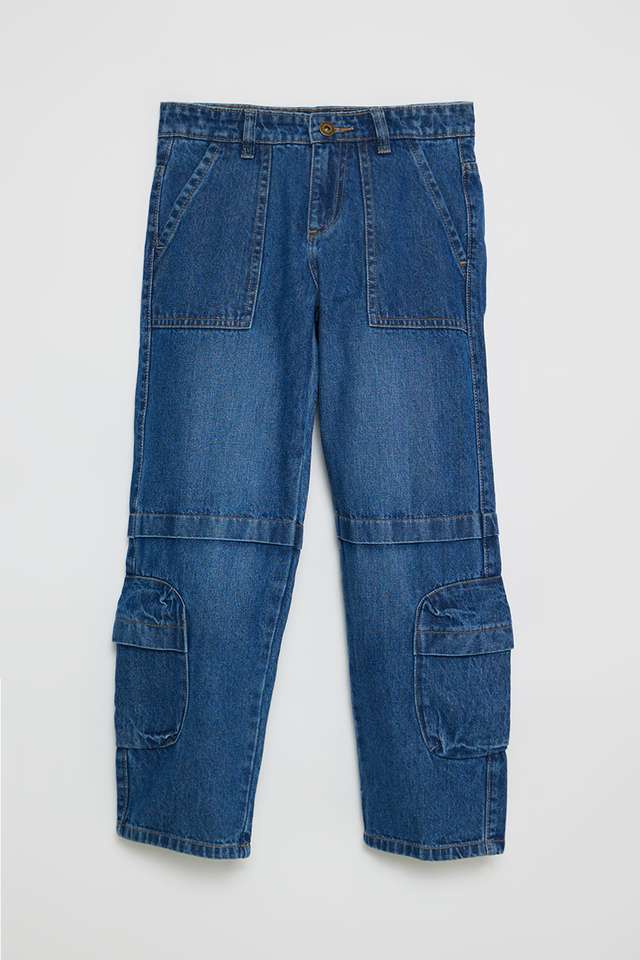 Solid-Blended-Fabric-Regular-Fit-Boys-Jeans