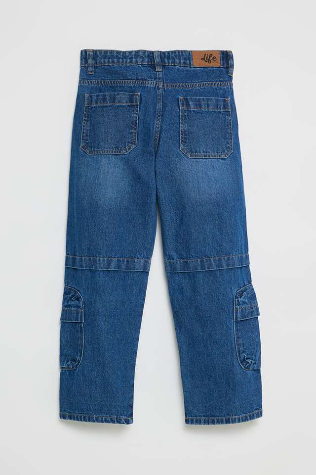Solid-Blended-Fabric-Regular-Fit-Boys-Jeans