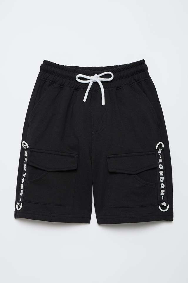 Solid-Cotton-Regular-Fit-Boys-Shorts