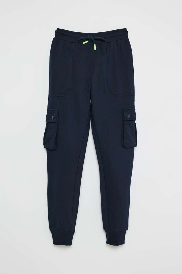 Solid-Cotton-Regular-Fit-Boys-Track-Pants
