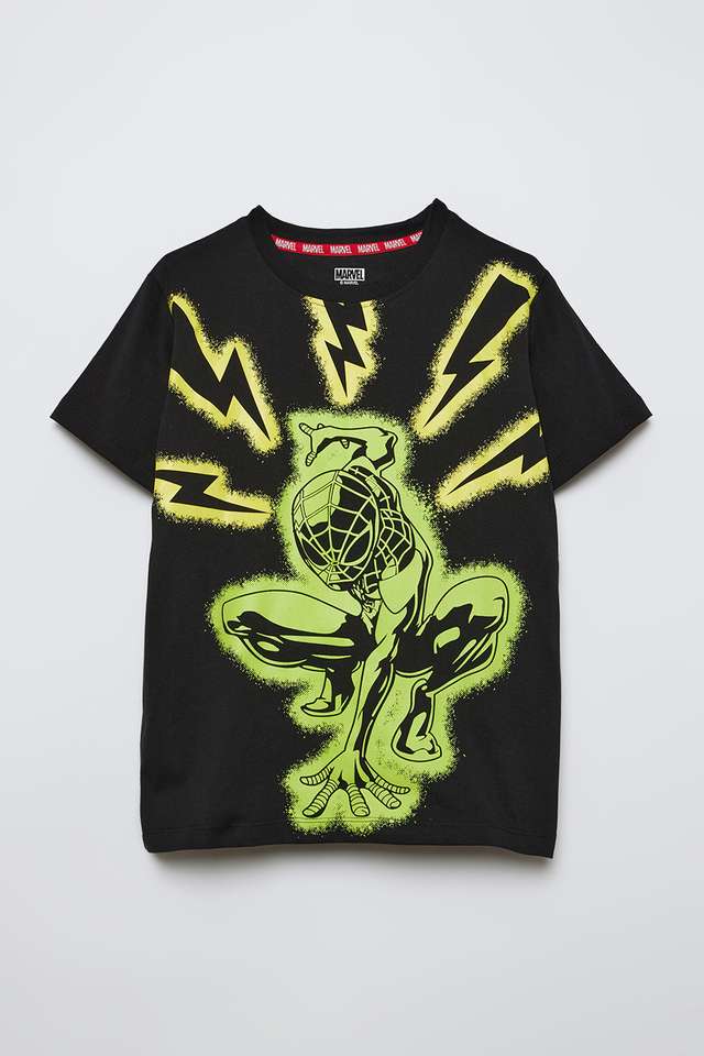 Graphic-Print-Cotton-Round-Neck-Boys-T-Shirt