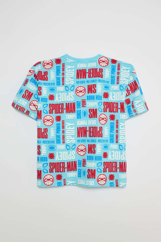 Printed-Cotton-Round-Neck-Boys-T-Shirt