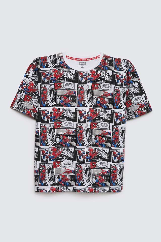 Printed-Cotton-Round-Neck-Boys-T-Shirt