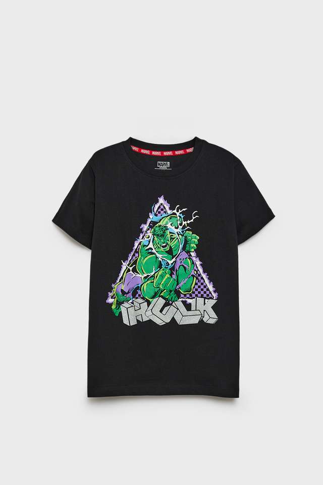 Graphic-Print-Cotton-Round-Neck-Boys-T-Shirt