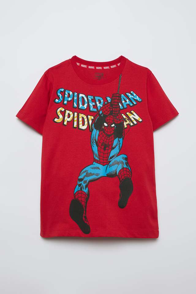Graphic-Print-Cotton-Round-Neck-Boys-T-Shirt
