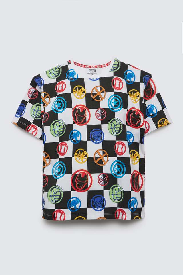 Printed-Cotton-Round-Neck-Boys-T-Shirt