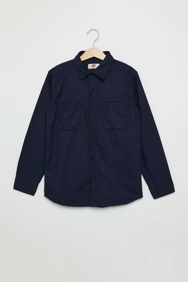 Solid-Cotton-Boys-Shirt