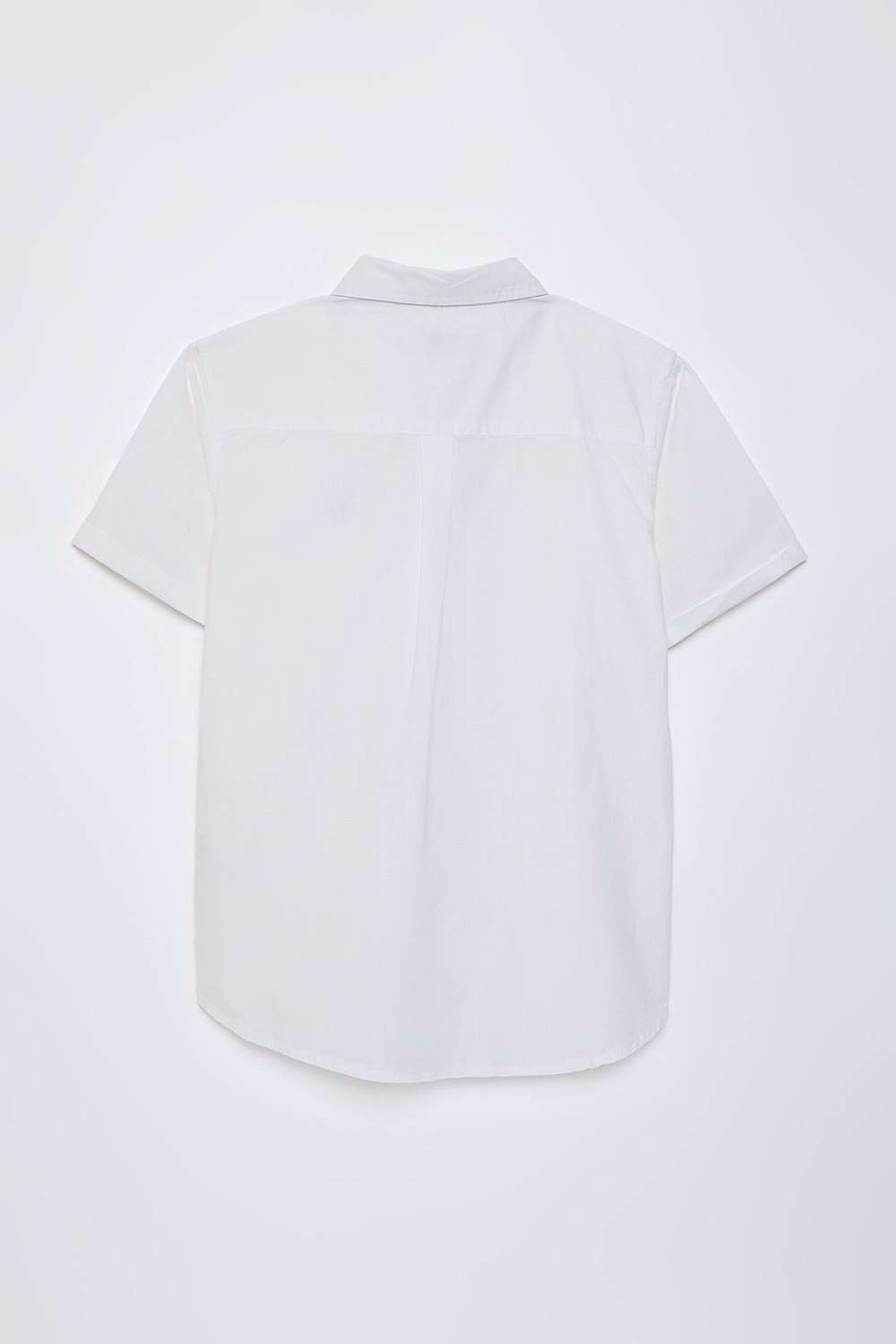 Solid-Poplin-Collared-Boys-Shirt