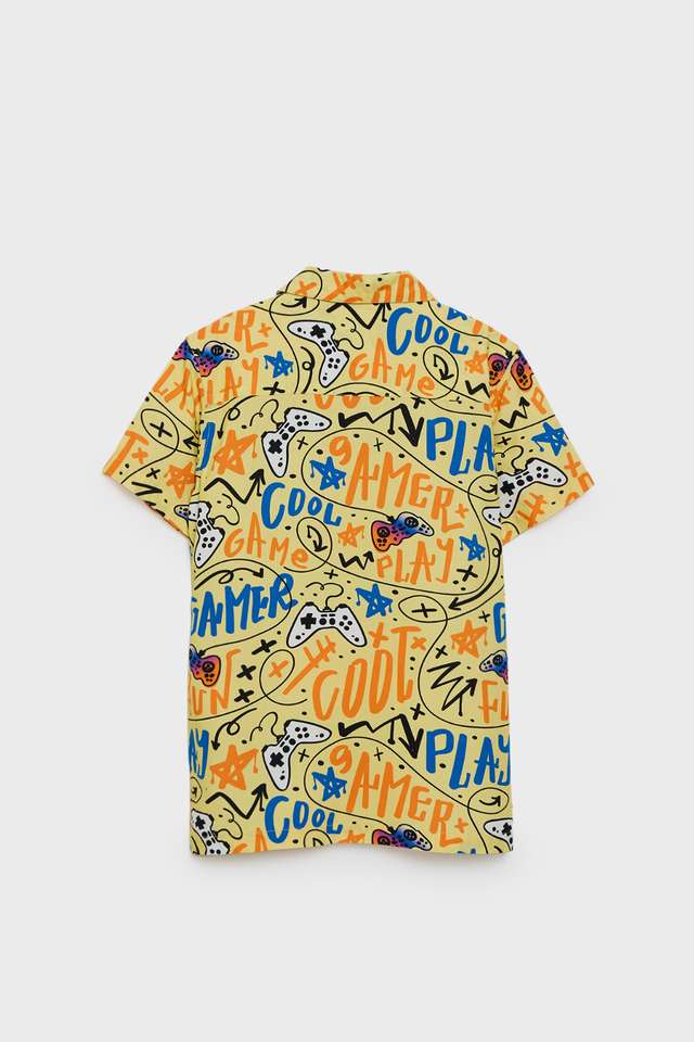 Printed-Rayon-Collared-Boys-Shirt