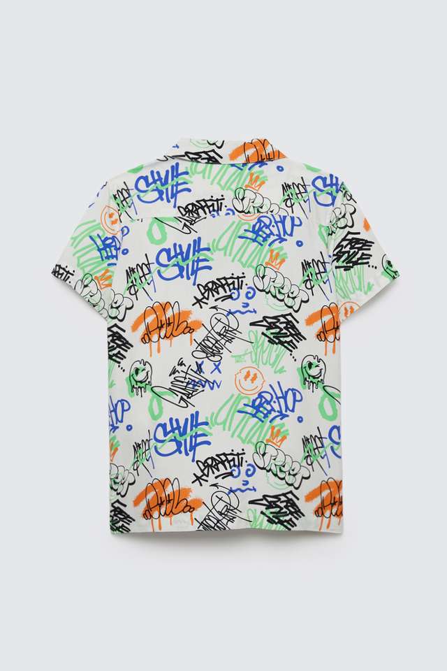 Printed-Rayon-Collared-Boys-Shirt