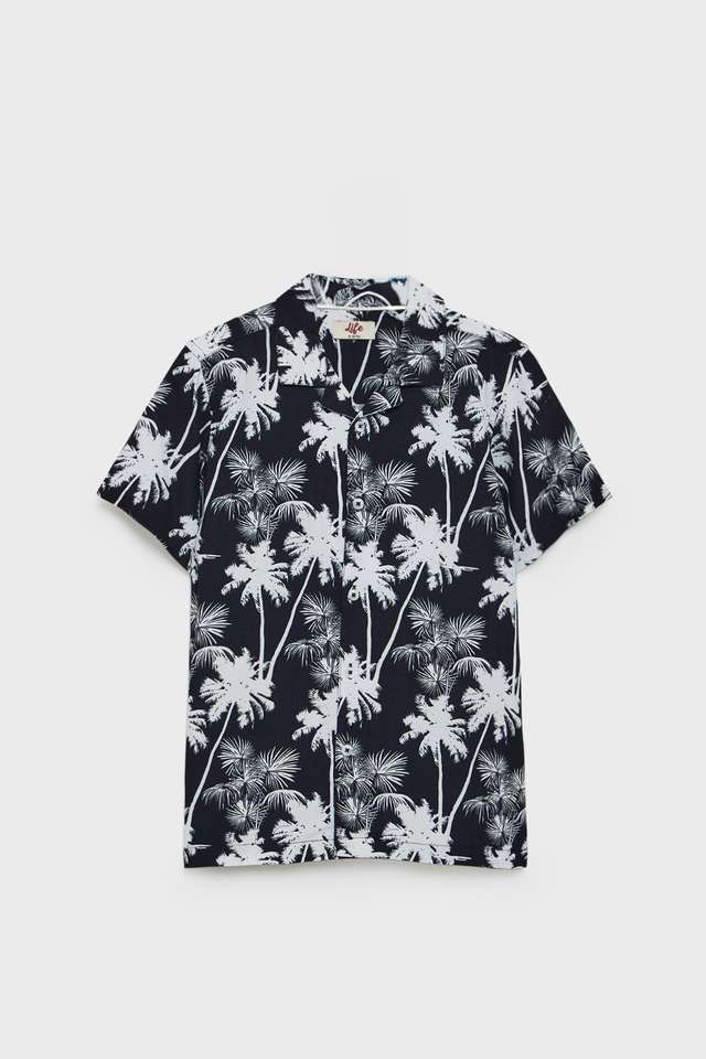 Printed-Rayon-Collared-Boys-Shirt
