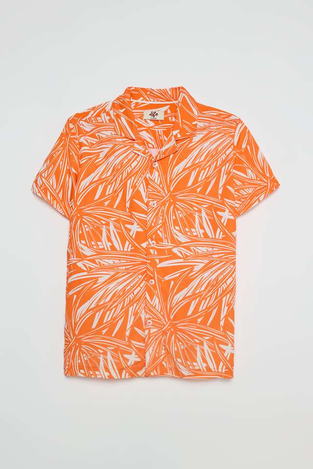 Printed-Rayon-Collared-Boys-Shirt